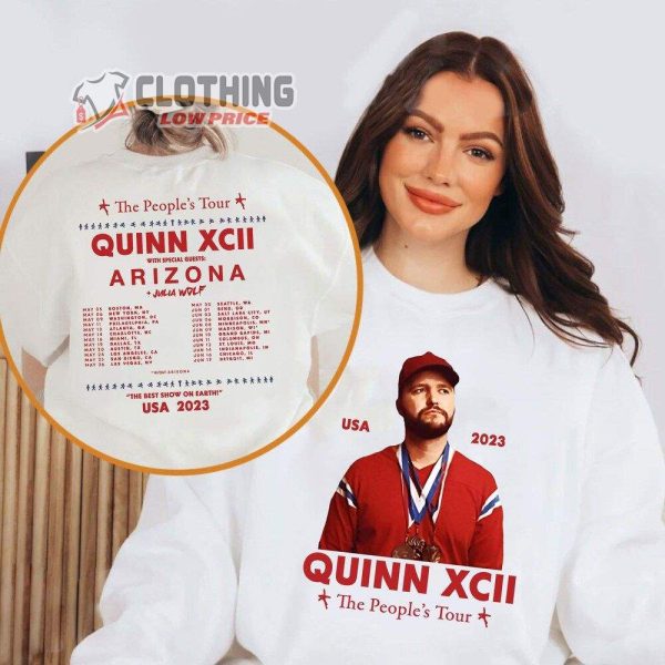 Quinn Xcii Plans The People’S Tour 2023 USA Merch, The People’S Tour 2023 Quinn Xcii With Special Guests T-Shirt