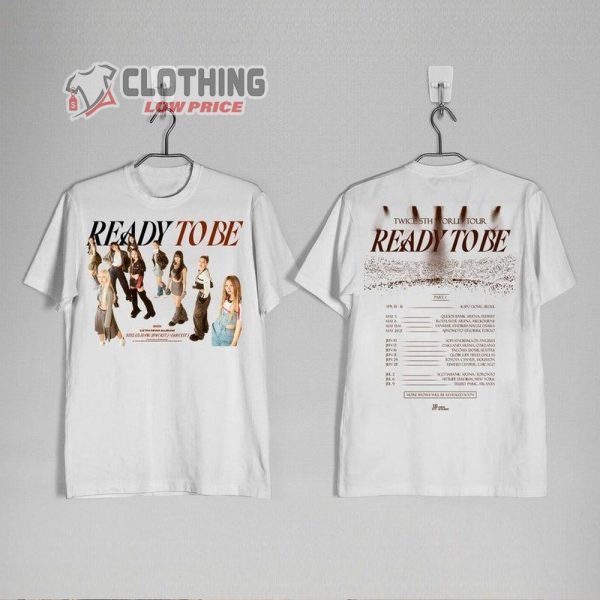 Ready To Be Twice Tour Unisex Shirt, Twice On Tour 2023 Sweatshirt, Twice World Tour Shirt, Mini Album Twice Shirt, Twice Music Tour 2023 Tee Shirt