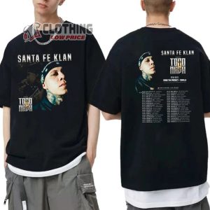 Santa Fe Klan 2023 Concert Merch Todo Y Nada Tour 2023 Shirt Santa Fe Klan World Tour 2023 Setlist T Shirt