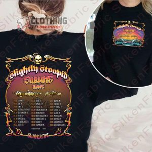 Slightly Stoopid Summertime Tour Dates 2023 Merch Slightly Stoopid World Tour 2023 Setlist T Shirt 2