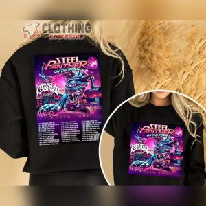 Steel Panther On The Prowl American Tour 2023 Sweatshirt, Steel Panther Tour 2023 T-Shirt, On The Prowl Tour Shirt