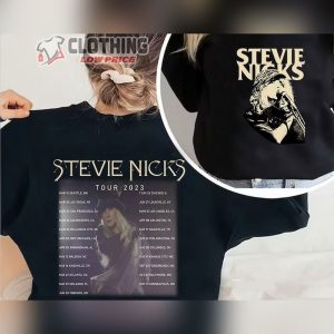 Stevie Nicks Tour 2023 Merch Fleetwood Mac Band Tour 2023 Shirt Stevie Nicks Rock Music Tour 2023 Shirt 1