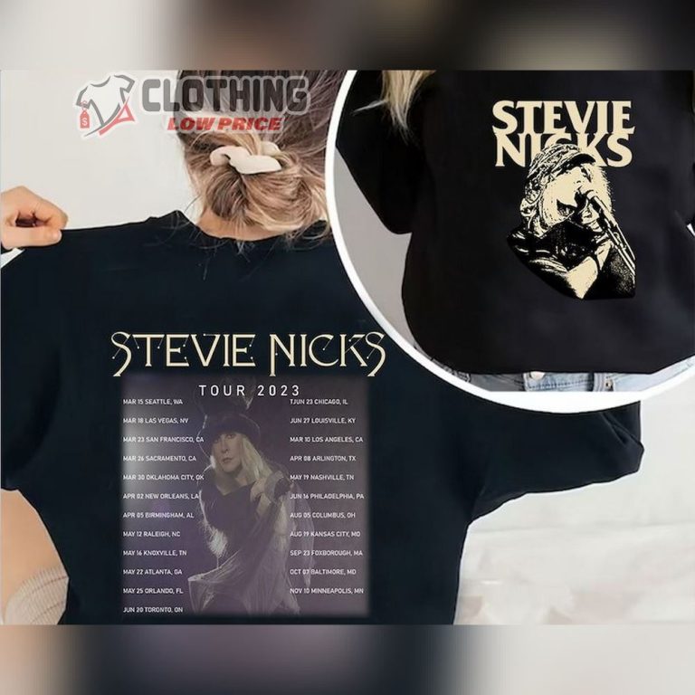 Stevie Nicks Tour 2023 Merch, Fleetwood Mac Band Tour 2023 Shirt