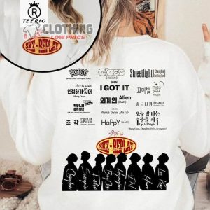 Stray Kids Tour Replay Track List T-Shirt, Stray Kids Replay Crewneck, Gift For Fan Stray Kids Merch