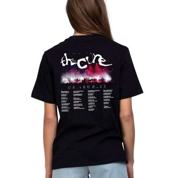 The Cure 2023 North American Tour Tickets Merch, The Cure Shows Of A Lost World US Tour 2023 T-Shirt