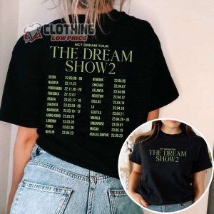 The Dream Show Tour 2023 Merch Nct Dream World Tour 2023 Shirt The Dream Show Tour 2023 Setlist T Shirt 2