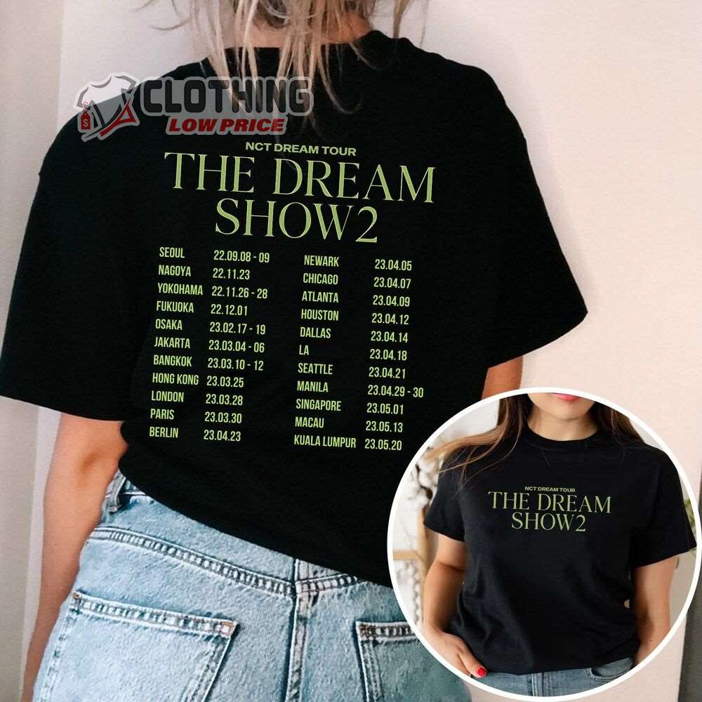 The Dream Show Tour 2023 Merch, Nct Dream World Tour 2023 Shirt The ...