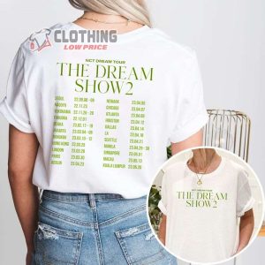 The Dream Show Tour 2023 Merch Nct Dream World Tour 2023 Shirt The Dream Show Tour 2023 Setlist T Shirt