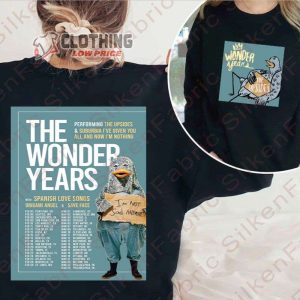 The Wonder Years Tour 2023 Merch The Wonder Years Band Shirt The Wonder Years World Tour 2023 Setlist T Shirt 2