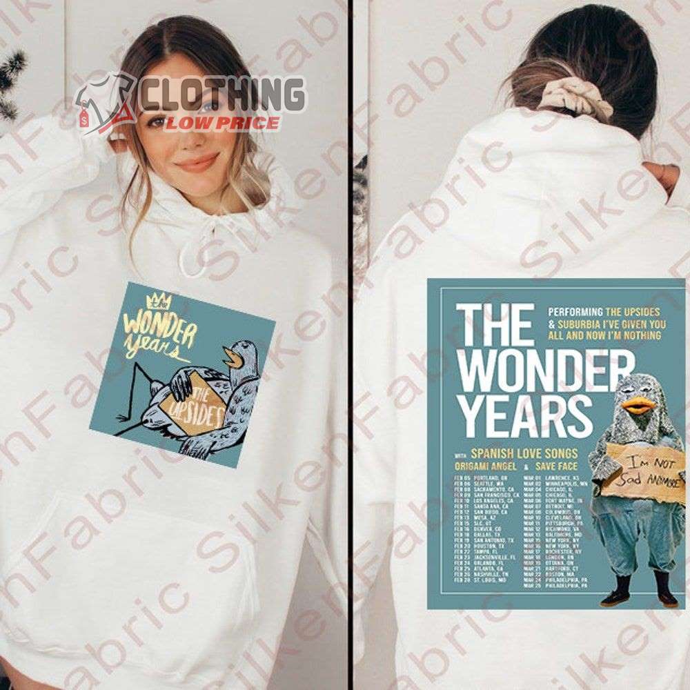 The Wonder Years Tour 2023 Merch, The Wonder Years Band Shirt The Wonder Years World Tour 2023 Setlist T-Shirt