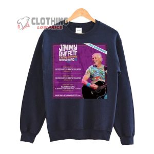 Tour 2023 Tour Jimmy Buffett And Coral Reefer Band Second Wind Shirt, Jimmy Buffett Setlist 2023 Sweatshirt, Jimmy Buffett European Tour Sweatshirt