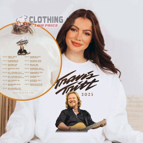 Travis Tritt Tour 2023 Concert Merch, Travis Tritt Concert Shirt