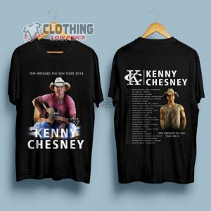 Trip Around The Sun Tour 2018 T- Shirt, Kenny Chesney Setlist 2023 T- Shirt, Kenny Chesney 2023 Tour Dates T- Shirt