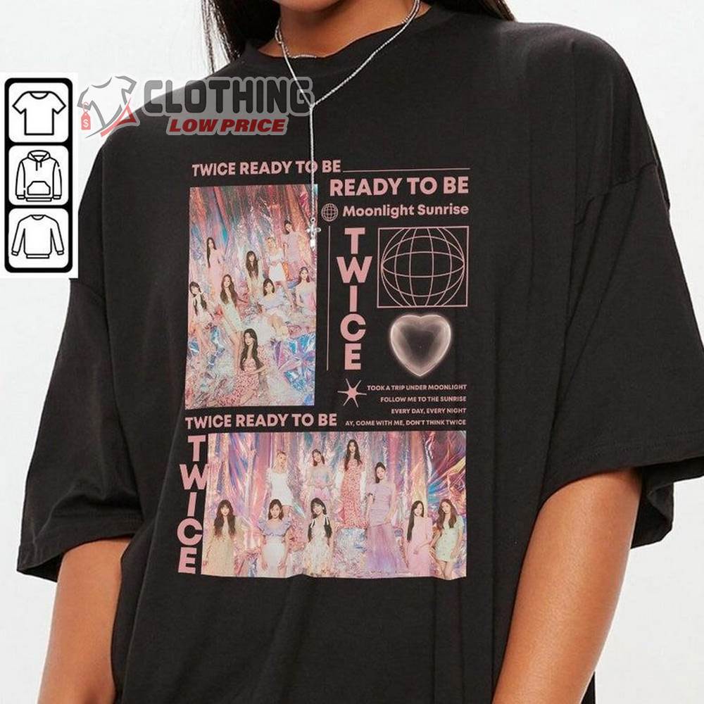 Twice Kpop Shirt, Twice Ready To Be Tshirt, Twice Kpop Tour