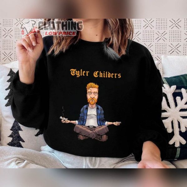 Tyler Childers Meditating On Sweatshirt, Tyler Childers Graphic Hoodie, Tyler Childers The Hounds Tour Shirt, Tyler Childers Tour Merch