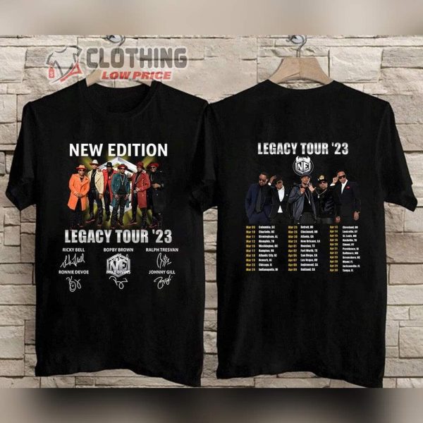 Vintage Legacy Tour New Edition Band Shirt, New Edition Legacy Tour 2023 Shirt, New Edition Vintage New Edition 90S Shirt