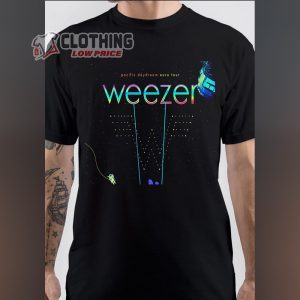 Weezer Concert 2023 Shirt, Weezers Indie Rock Tour Shirt, Weezer Blue Album Tracklist Gift For Fan
