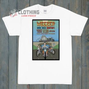 Weezers Indie Rock Tour Shirt, Weezer Blue Album Tracklist Gift For Fan, Weezer Concert 2023 Shirt