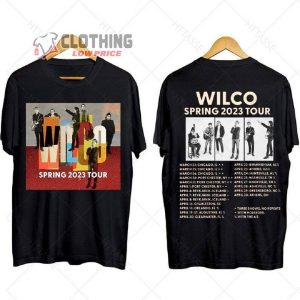 Wilco Spring 2023 Tour Merch, Wilco Tour 2023 Shirt, Wilco Music Band T-Shirt, Wilco Concert Sweatshirt, Wilco Vintage Tee