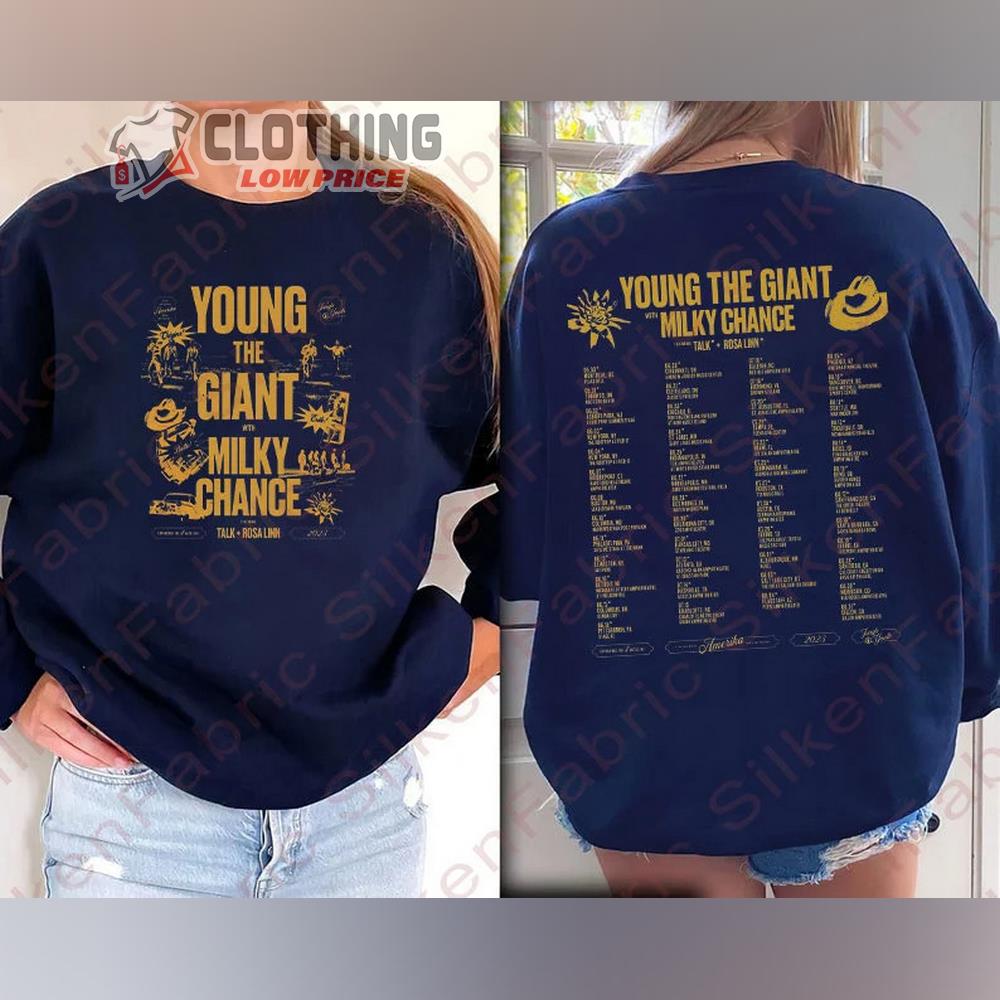 Young The Giant With Milky Chance Tour Dates 2023 Merch, Milky Chance