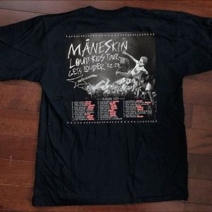 2023 Maneskin Tour Concert Merch Maneskin Little Buoni Shirt Maneskin Loud Kids Gets Louder Tour 2023 T Shirt Maneskin European Tour 2023 T Shirt3
