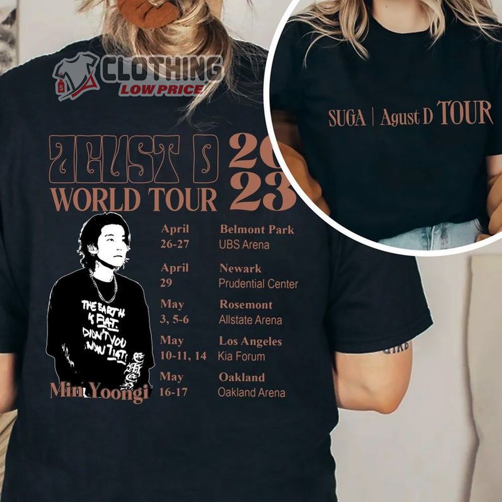 Agust D D-Day 2023 Tour Shirt, Agust D World Tour Shirt, Vintage Suga ...