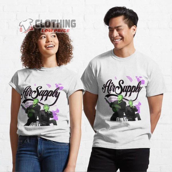 Air Supply Concert 2023 Sweatshirt, Songs By Air Supply Shirt, Air Supply Songs List Merch