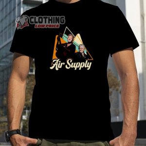 Air Supply Tour 2023 T- Shirt, New Geometric Air Supply T Shirt, Air Supply Songs Merch