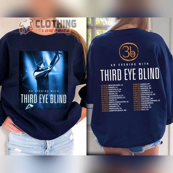 An Evening With Third Eye Blind 2023 Tour Shirt, 25 Years In Blind Tour Shirt, Third Eye Blind Merch