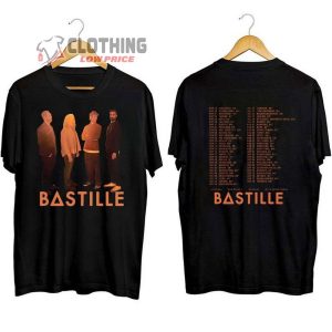 Bastille 2023 Tour Shirt, Bastille North American Tour Shirt, Bastille 2023 Tour Merch