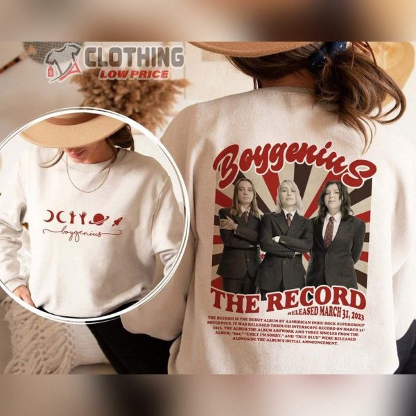 Boygenius 2 Sides Reset Tour 2023 Shirt, Boygenius Band Tour 2023 Sweatshirt, Reset Tour 2023 Merch