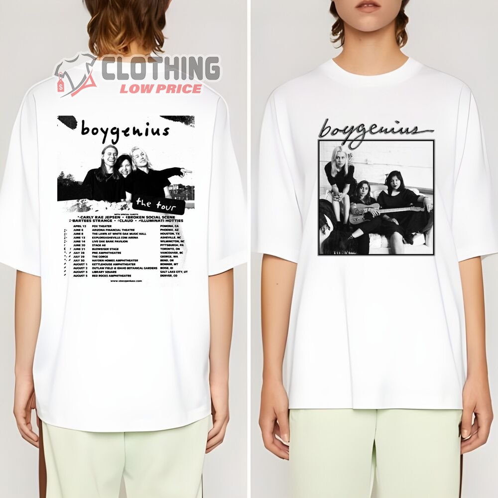 Boygenius Announce 2023 North American Tour Merch, Boygenius Band Shirt, Boygenius Tour 2023 Setlist T-Shirt