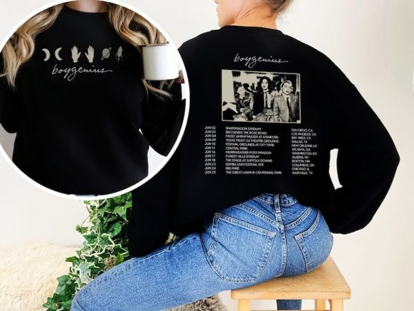 Boygenius Band Tour 2023 Unisex Shirt, Vintage Boygenius Merch, Reset Tour 2023 T-Shirt, Boygenius Indie Rock Music Tour 2023 Merch