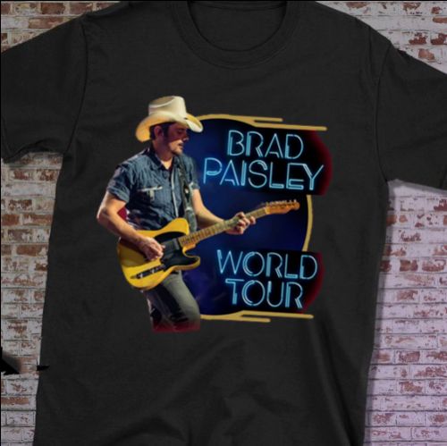 Brad Paisley Tour 2023 Shirt, Brad Paisley 2020 World Tour T-shirt, Brad Paisley Greatest Hits Merch