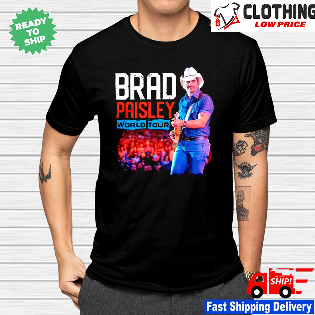 Brad Paisley Tour 2023 Shirt, Brad Paisley New 2022 World Tour Shirt, Brad Paisley Greatest Hits Merch