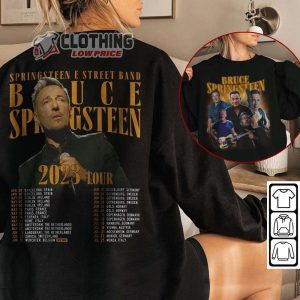 Bruce Springsteen Music Band Tour 2023 Setlist Merch Bruce Springsteen Rock Tour 2023 Music Sweatshirt Bruce Springsteen Tour 2023 USA Tickets T Shirt 3