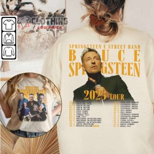 Bruce Springsteen Music Band Tour 2023 Setlist Merch Bruce Springsteen Rock Tour 2023 Music Sweatshirt Bruce Springsteen Tour 2023 USA Tickets T Shirt