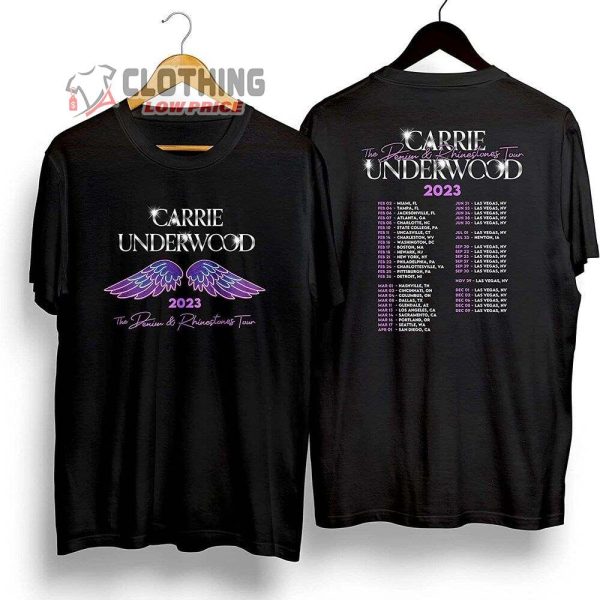 Carrie Underwood Denim And Rhinestones Tour 2023 Merch, Carrie Underwood Sweatshirt, Denim And Rhinestones Tour 2023 Setlist T-Shirt