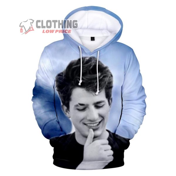 Charlie Puth 3d Cetak Pullover Hoodie, Dangerously Charlie Puth Lyrics Merch, Charlie Puth Wolf Trap Hoodie