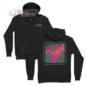 Charlie Puth Concert 2023 T- Shirt, Charlie Puth The Voicenotes Tour Hoodie, Charlie Puth Tour 2023 Sweatshirt