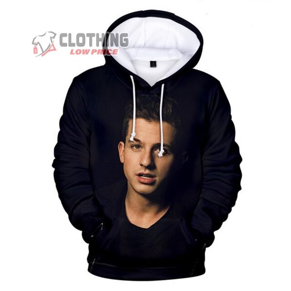 Charlie Puth Tickets Merch, Charlie Puth 3d Cetak Pullover Hoodie, Charlie Puth Wolf Trap Hoodie