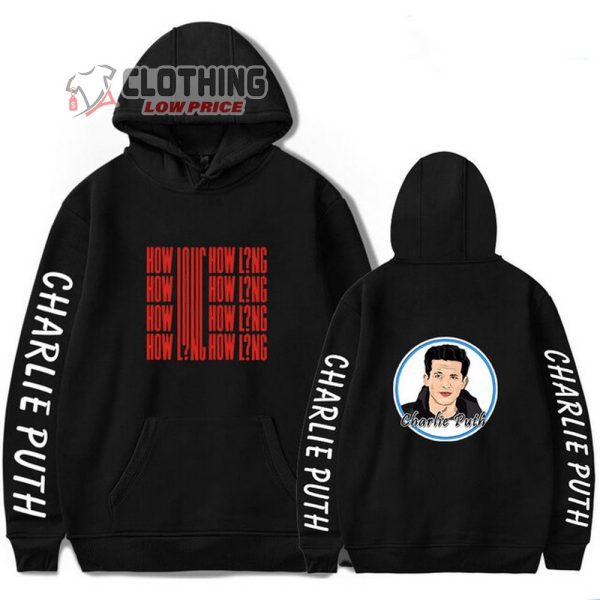 Charlie Puth Tour 2023 Hoodie, Charlie Puth 3d Cetak Pullover Hoodie, Dangerously Charlie Puth Lyrics Merch