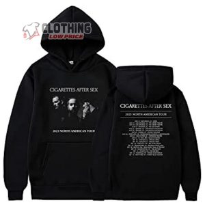 Cigarettes After Sex 2023 North American Tour T Shirt Cigarettes After Sex Tour 2023 Hoodie Cigarettes After Sex Concert 2023 T Shirt 3