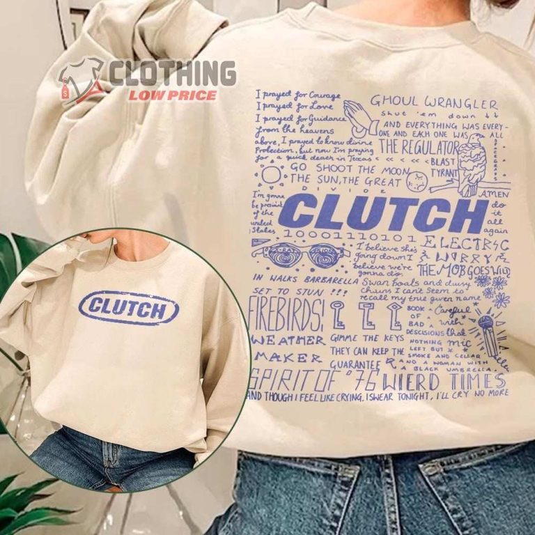 clutch tour merch 2023