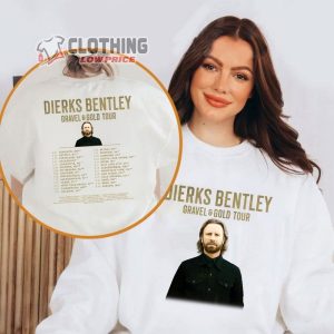 Dierks Bentley Gravel And Gold 2023 Tour Shirt, Dierks Bentley Shirt For Fan, Dierks Bentley Concert 2023 Merch