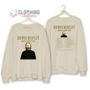 Dierks Bentley Gravel And Gold 2023 Tour Sweatshirt, Dierks Bentley New Album 2023 Merch Hoodie, Lyrics Gold Dierks Bentley Merch