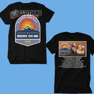 Dierks Bentley New Album 2023 T- Shirt, Tour 2022 Dierks Bentley Beers On Me Tour Black Tee Shirt, Dierks Bentley Concert 2023 Merch T- Shirt
