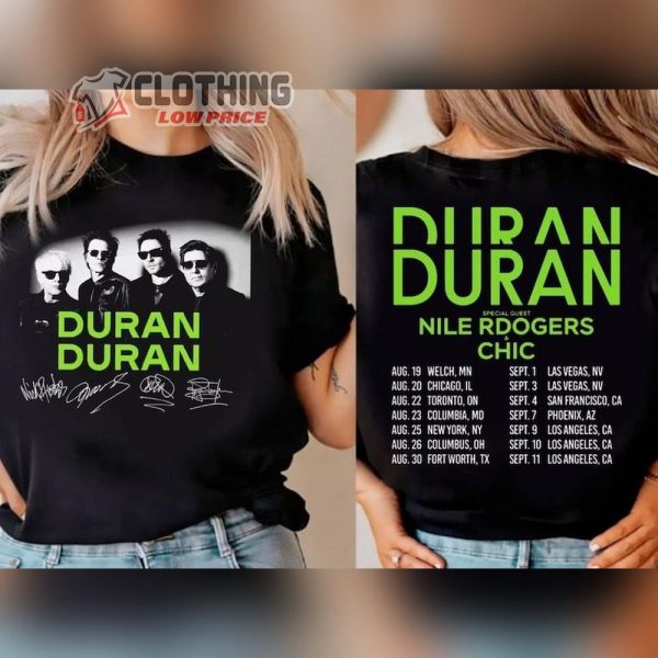 Duran Duran Future Past Tour 2023 Shirt, Duran Duran Tour 2023 Shirt, Duran Duran Merch