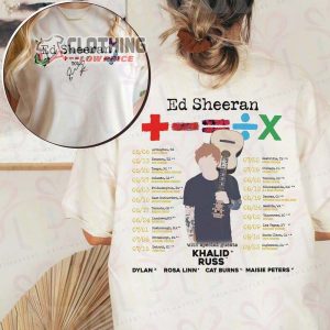 Ed Sheeran Concert Shirt Ed Sheeran Mathematics Tour Shirt Ed Sheeran Lover Merch1