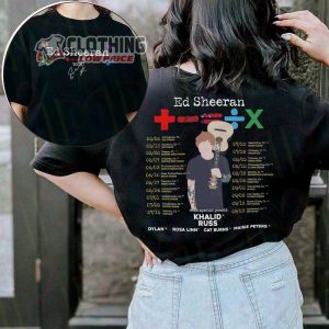 Ed Sheeran Concert Shirt Ed Sheeran Mathematics Tour Shirt Ed Sheeran Lover Merch3